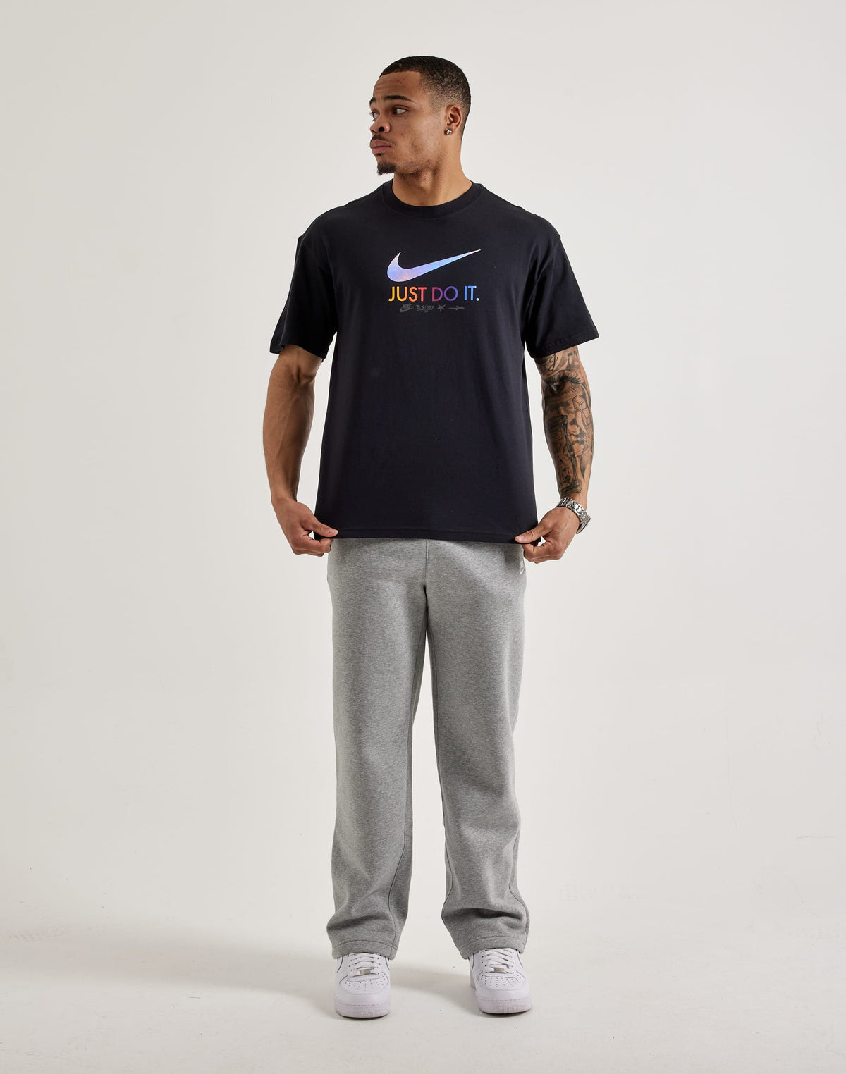 NIKE MAX90 TEE BLACK MIXTAPE GRAPHIC