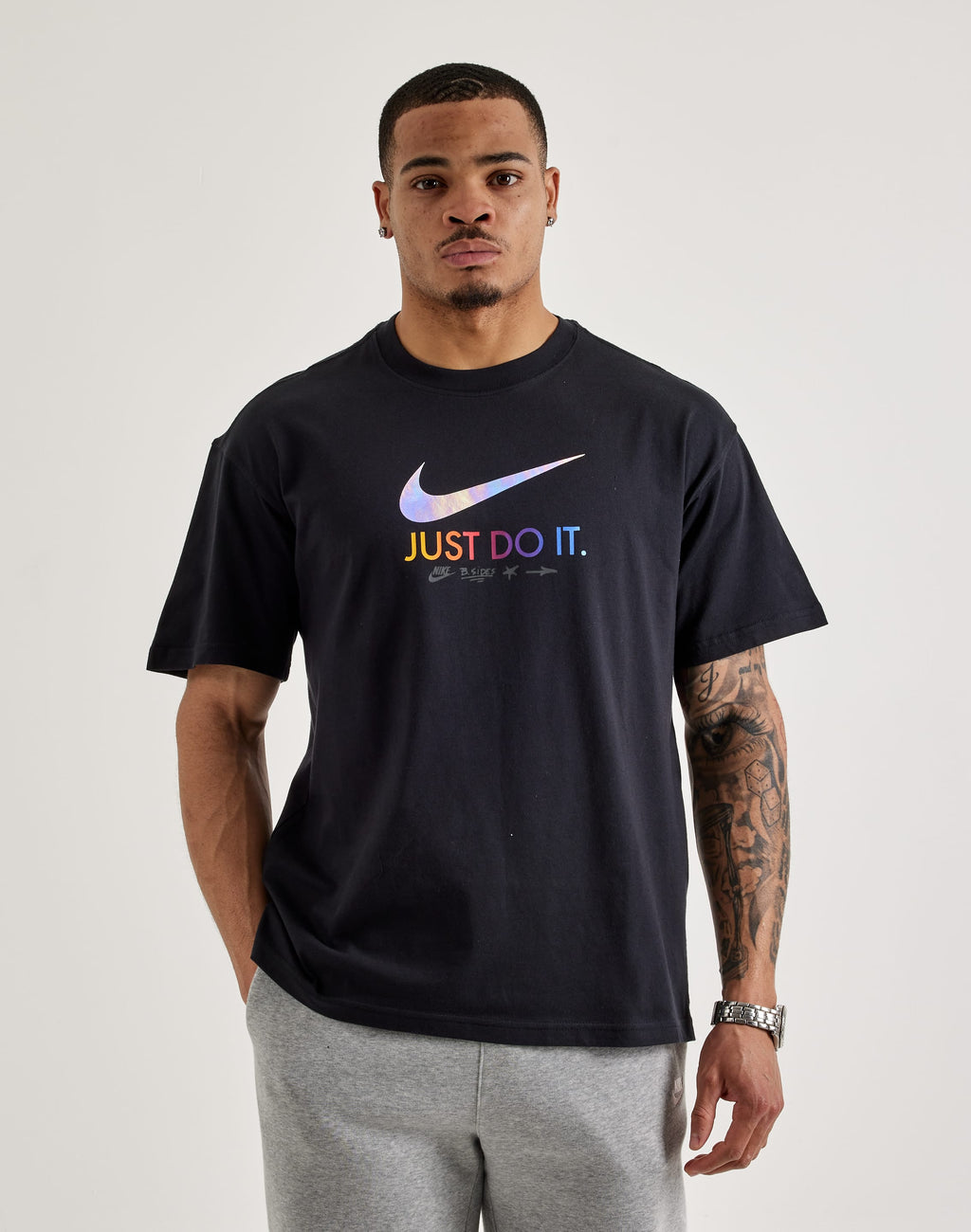 NIKE MAX90 TEE BLACK MIXTAPE GRAPHIC