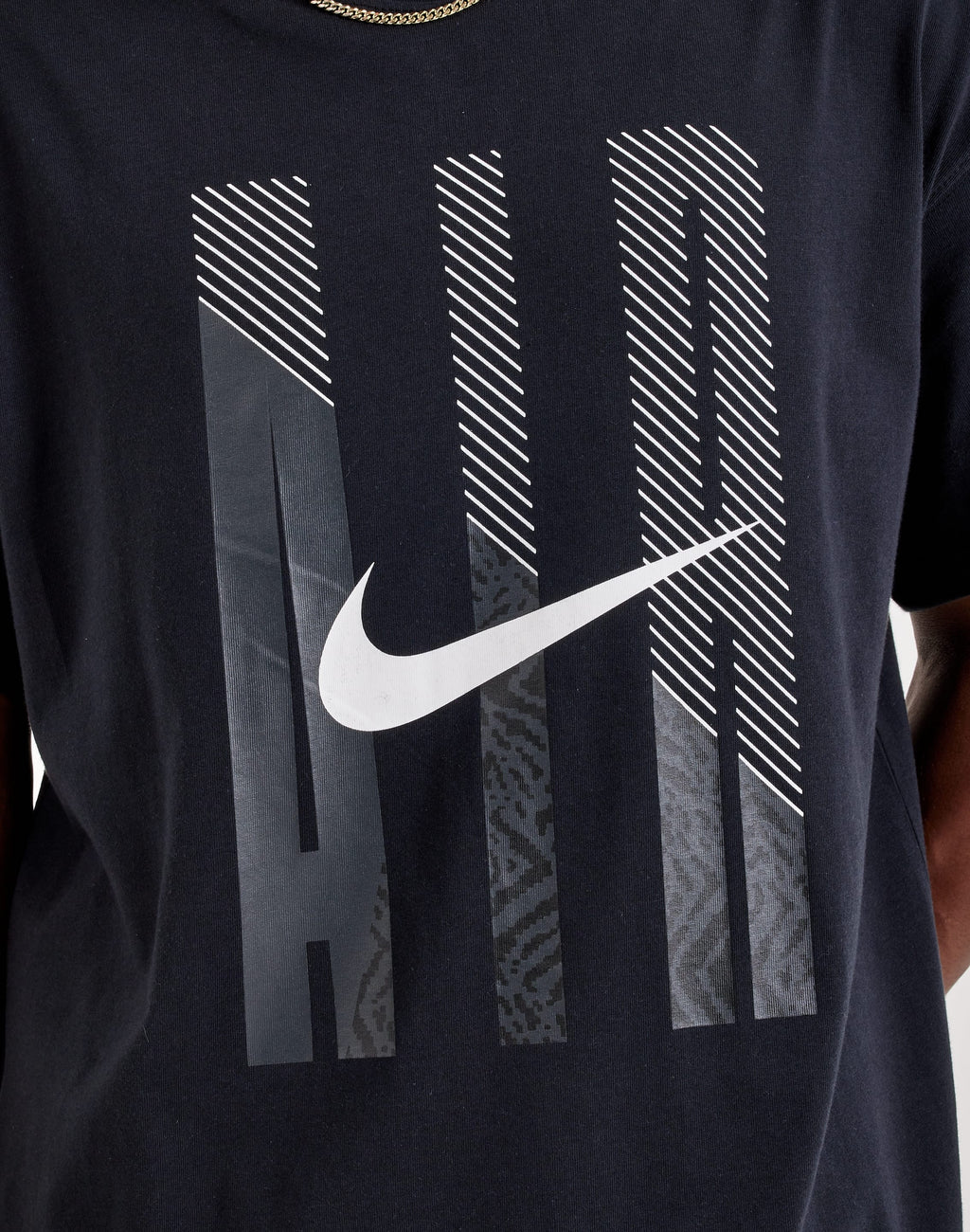 NIKE MAX90 TEE BLACK DROPPED SHOULDER