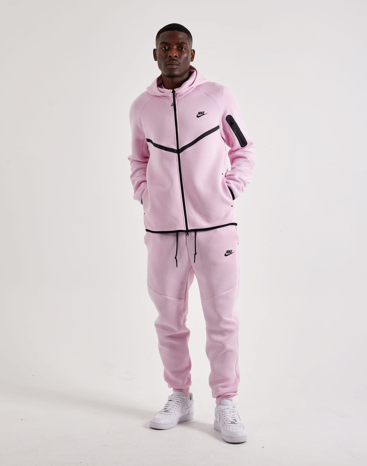 Nike Tech Fleece Windrunner Full-Zip Hoodie Pink