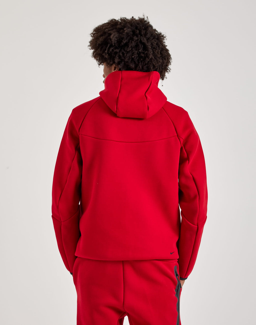 NIKE TECH FLEECE WINDRUNNER FULL-ZIP HOODIE RED