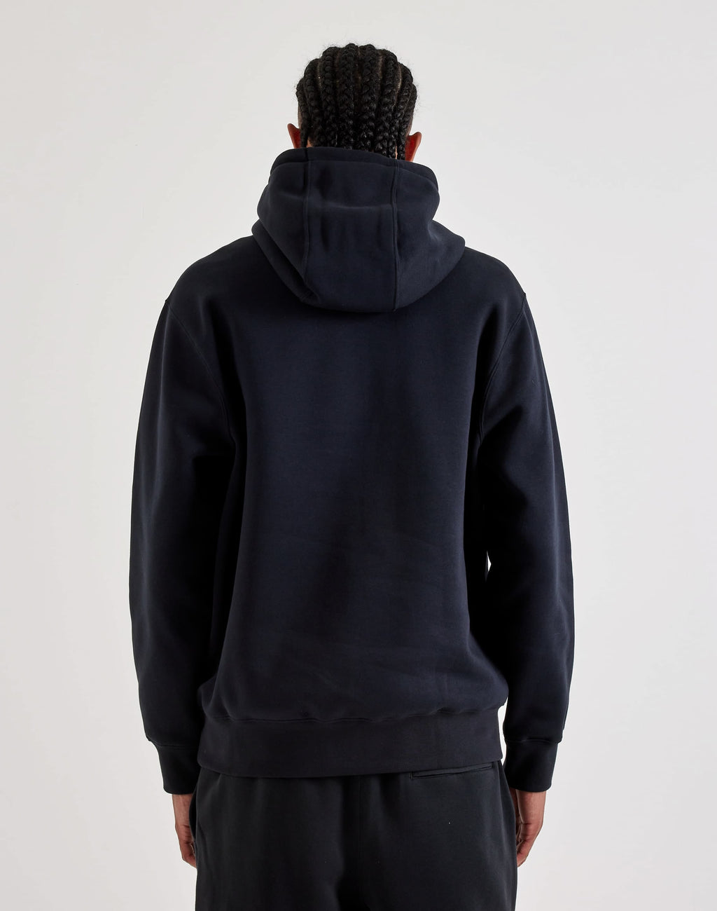 NIKE PSG PULLOVER FLEECE HOODIE BLACK