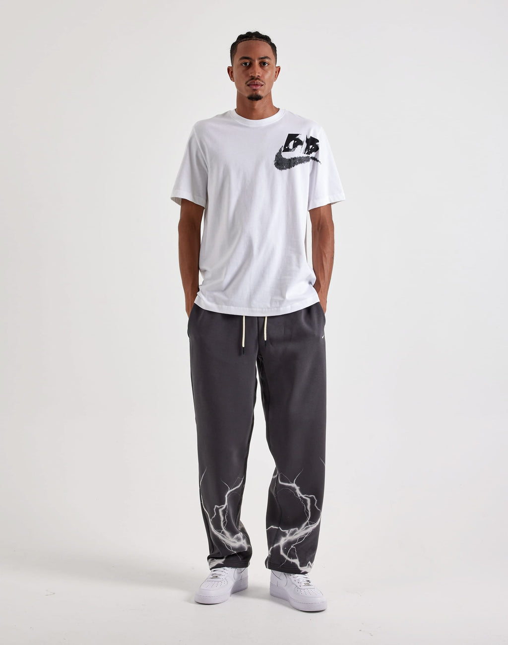 Nike Brushed Basketball Fleece Pants Grey