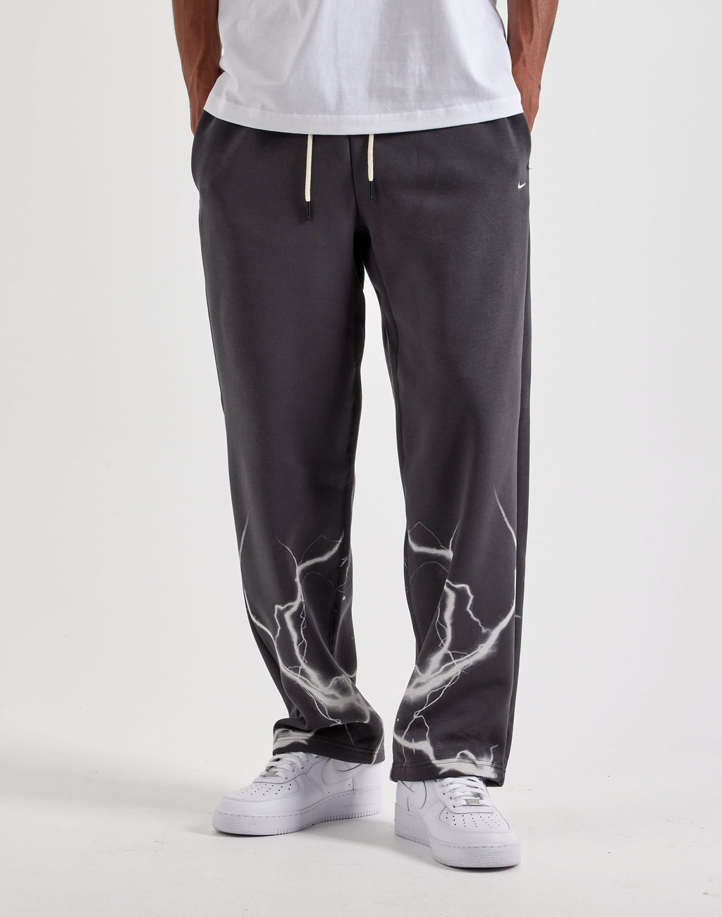 Nike Brushed Basketball Fleece Pants Grey
