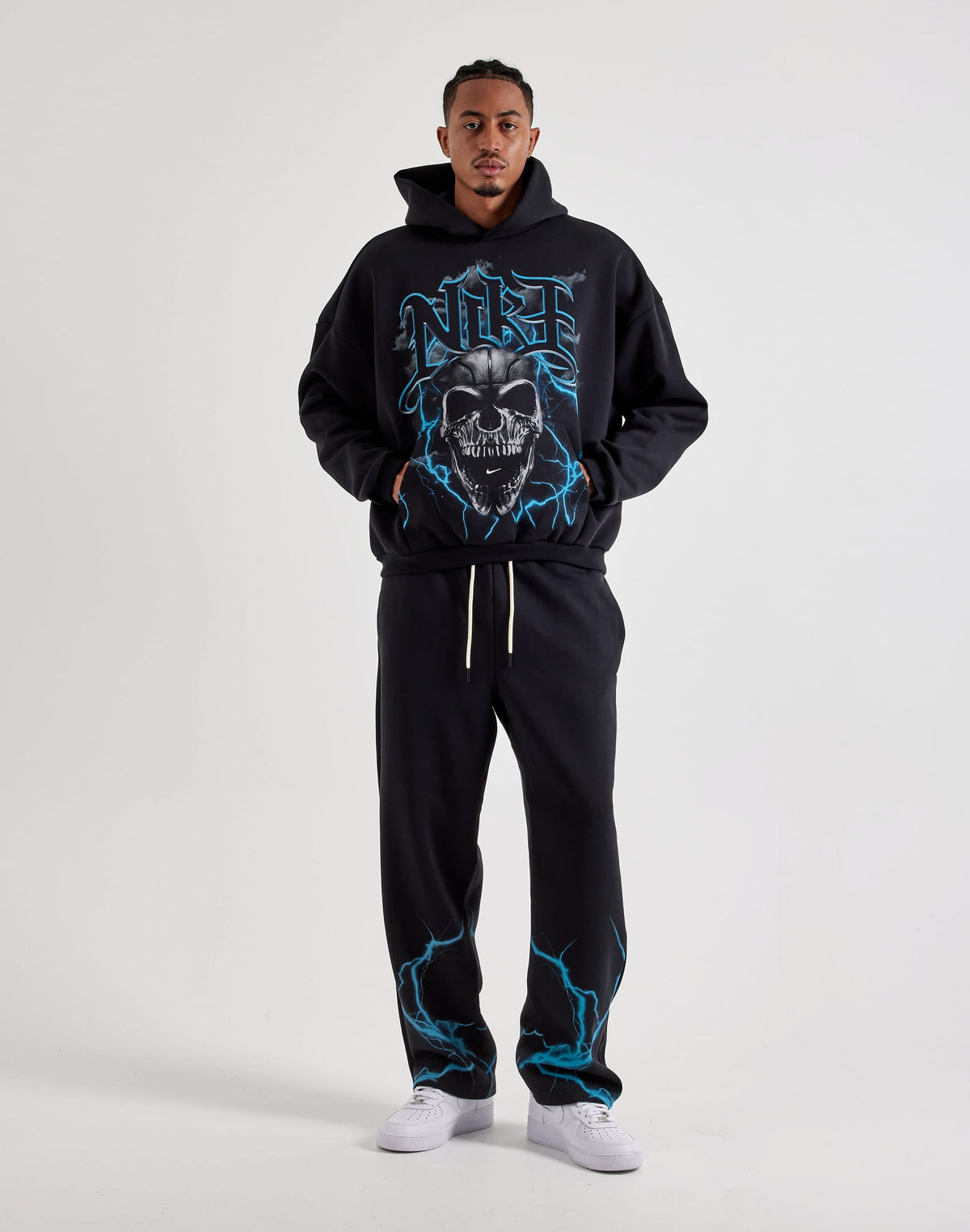 Nike Brushed Pullover Basketball Hoodie Black