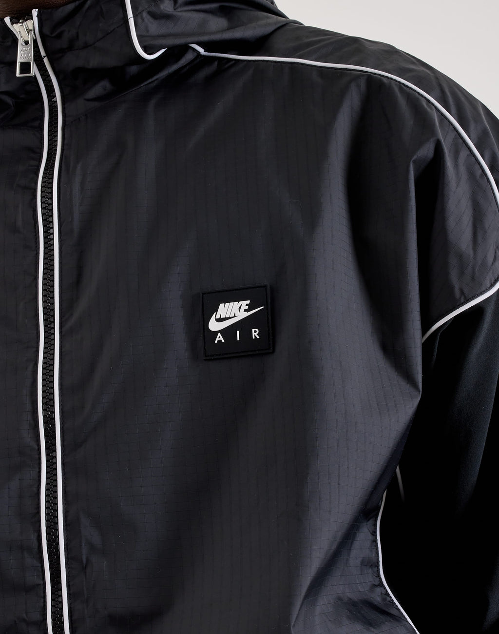 NIKE AIR FULL-ZIP HYBRID UTILITY JACKET BLACK
