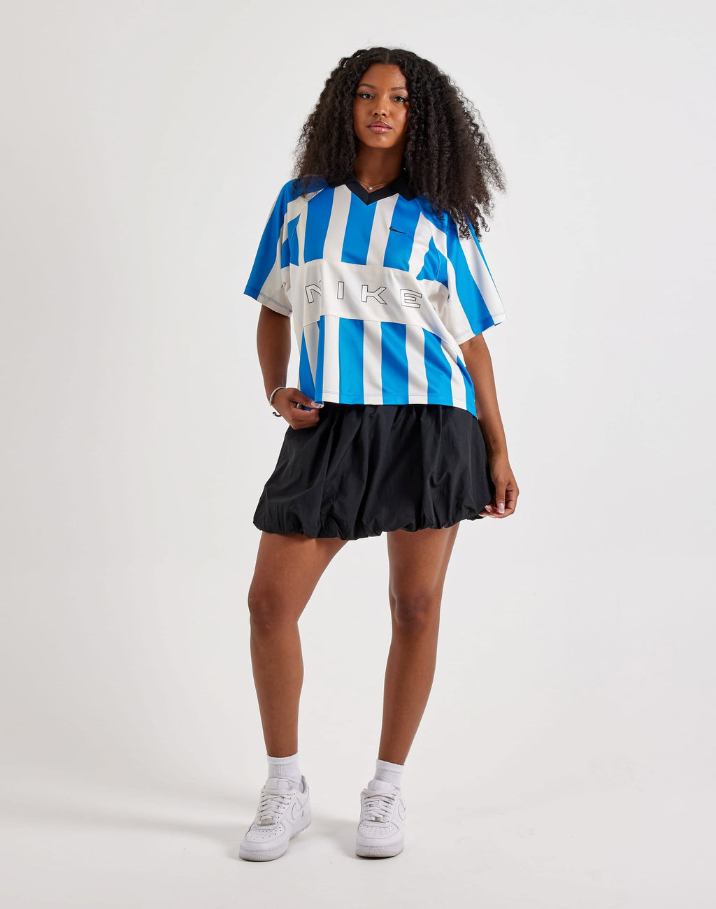 NIKE SPORTSWEAR OVERSIZED JERSEY BLUE MUJER