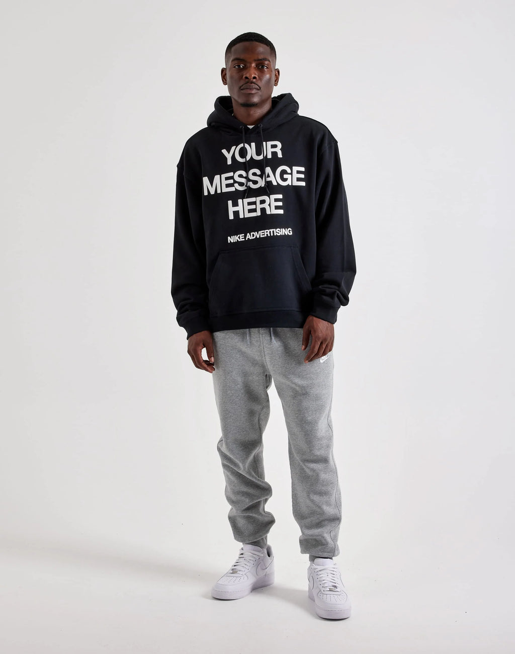 MENS NIKE YOUR MESSAGE HERE FLEECE HOODIE