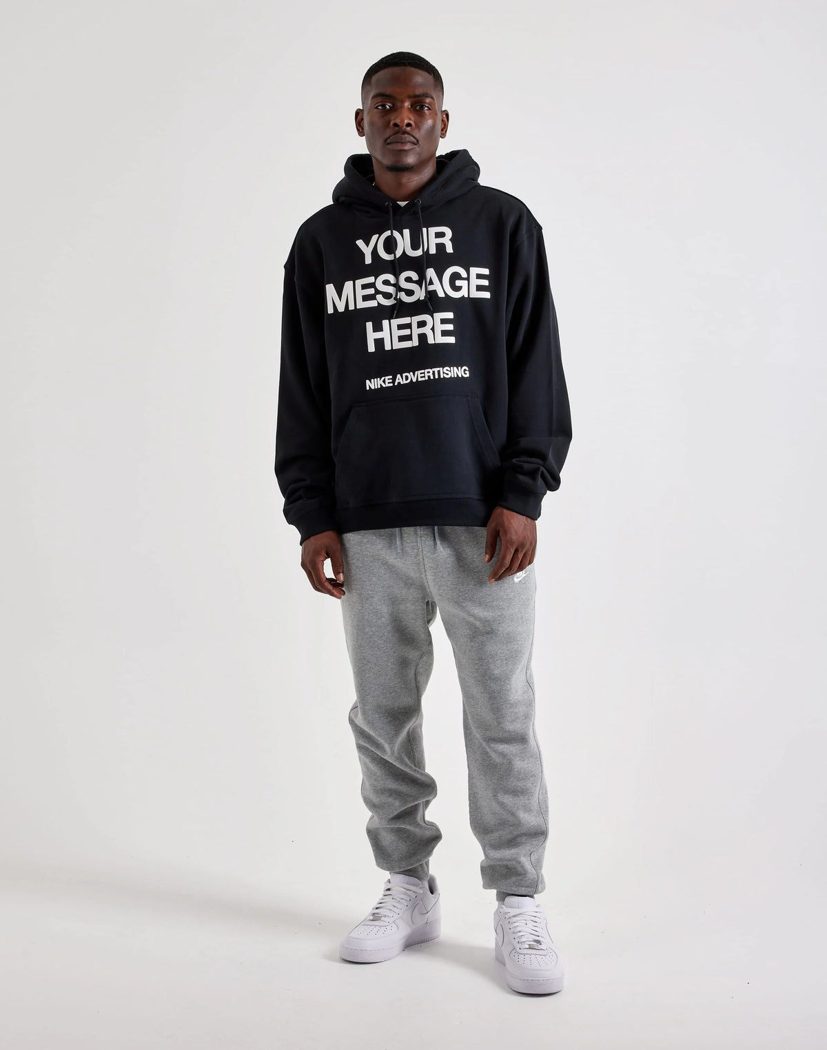 MENS NIKE YOUR MESSAGE HERE FLEECE HOODIE