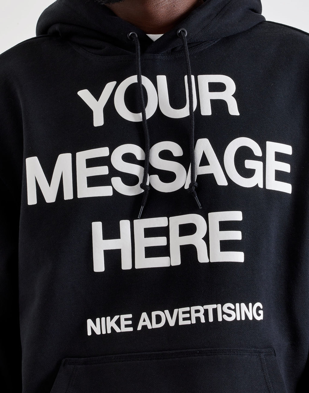 MENS NIKE YOUR MESSAGE HERE FLEECE HOODIE
