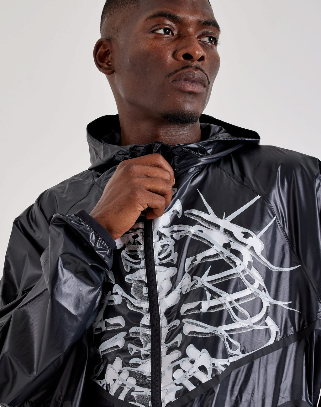 Nike Skeleton Windrunner Jacket Black