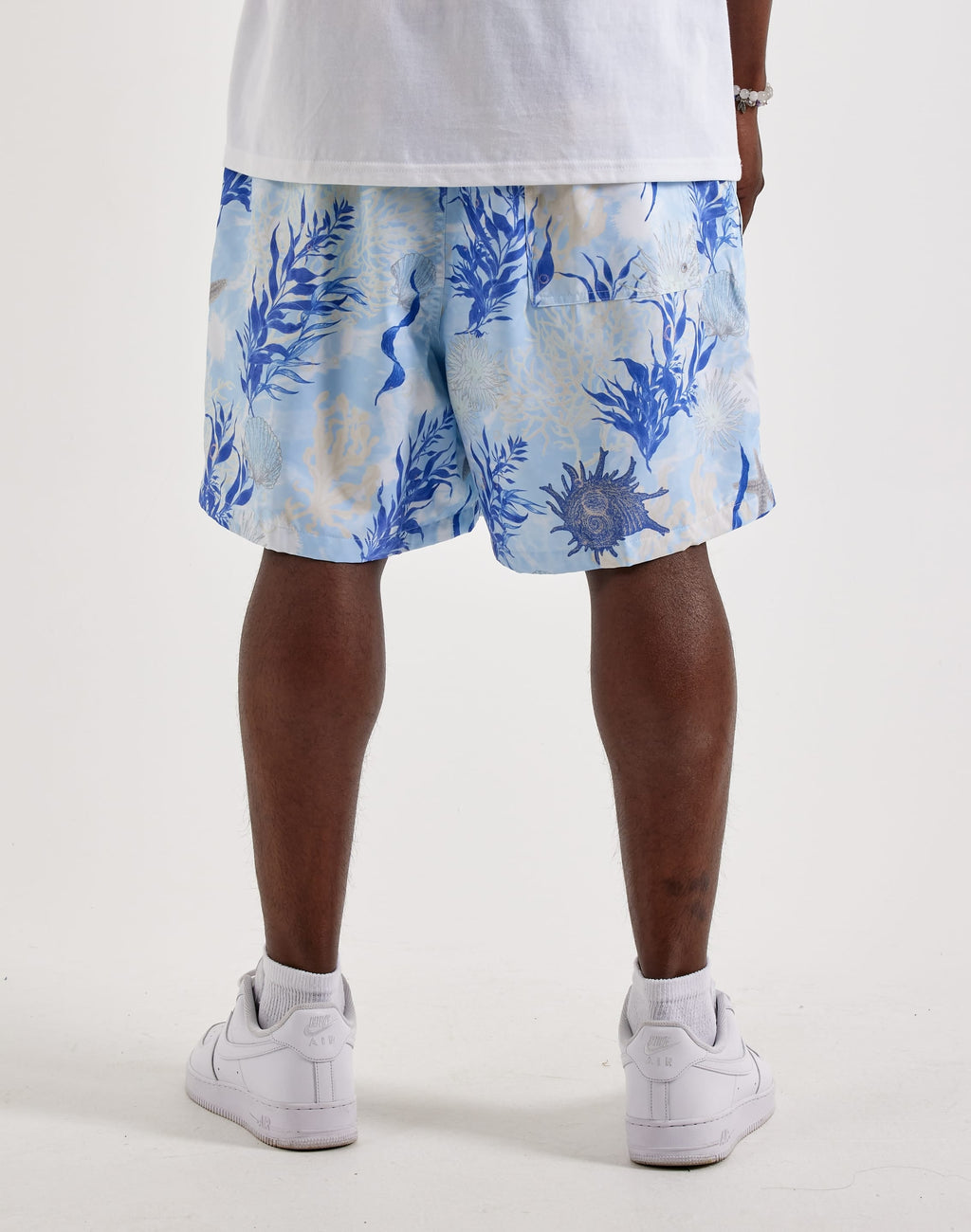 NIKE CLUB WOVEN FLOW SHORTS BLUE