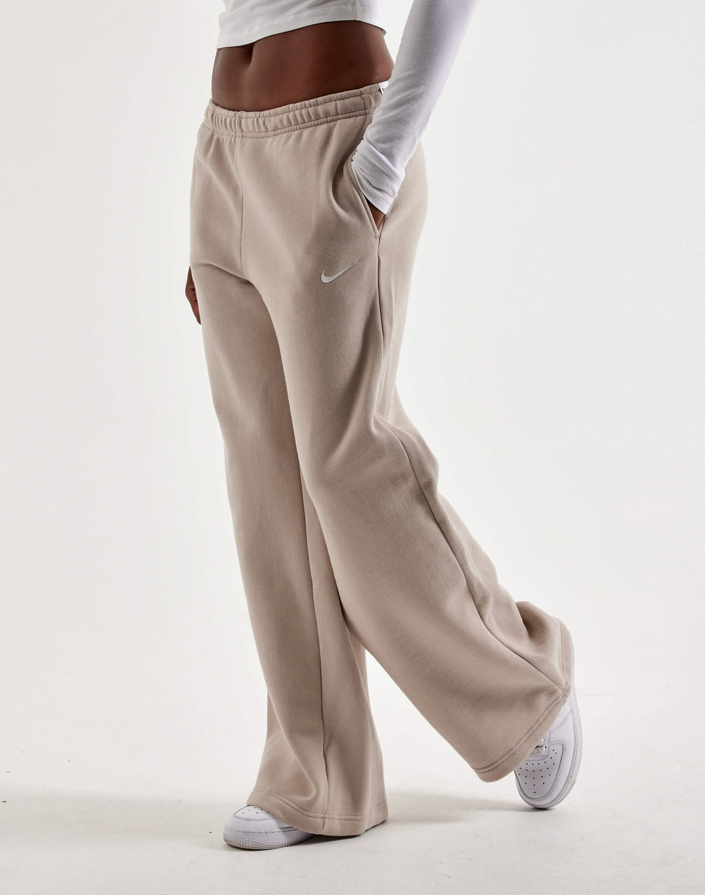 Nike Studio Fleece Pants Cream