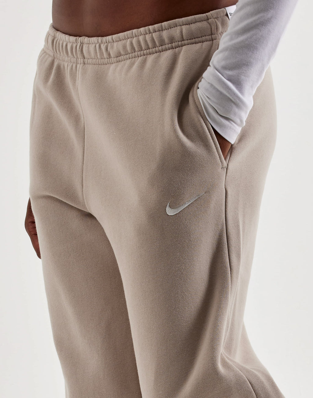 Nike Studio Fleece Pants Cream