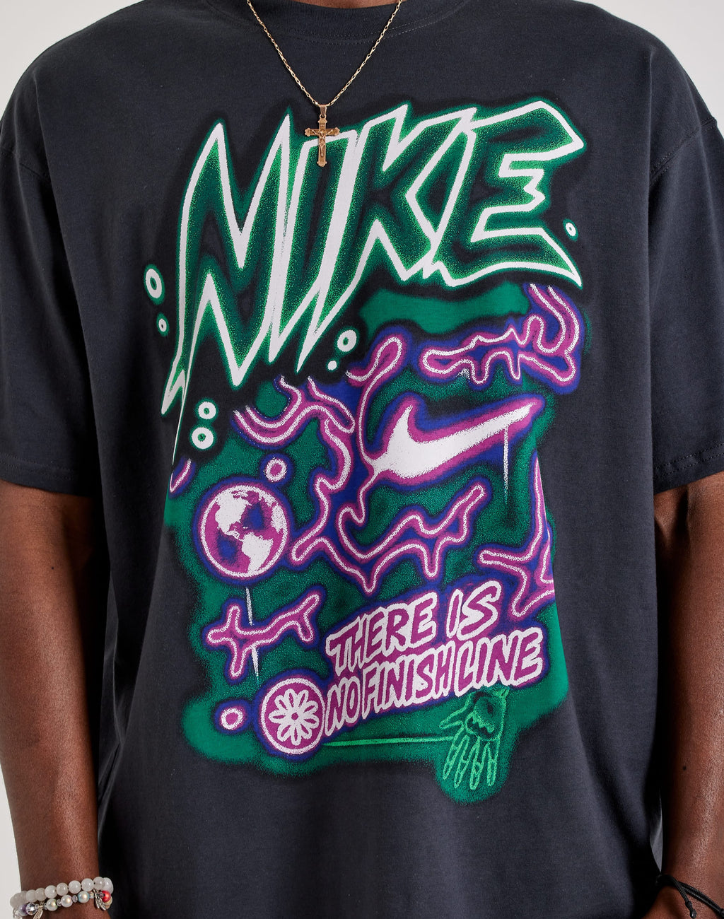 NIKE MAX90 TEE BLACK BOLD GRAPHIC