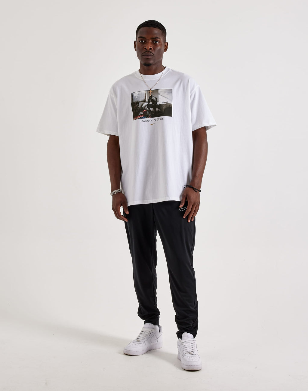 NIKE MAX90 TEE WHITE