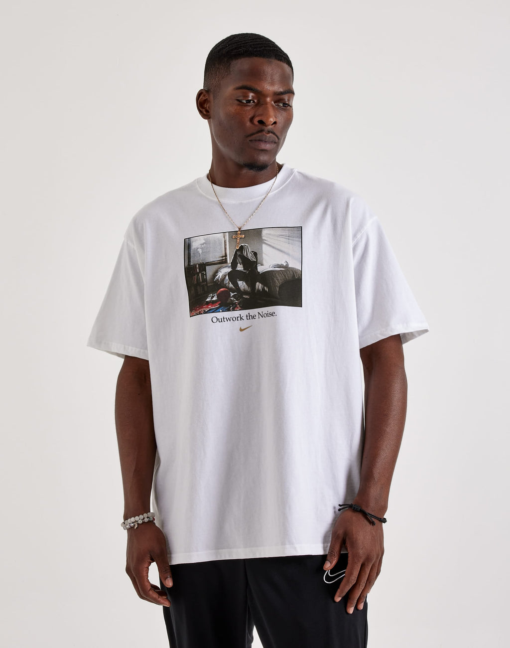 NIKE MAX90 TEE WHITE