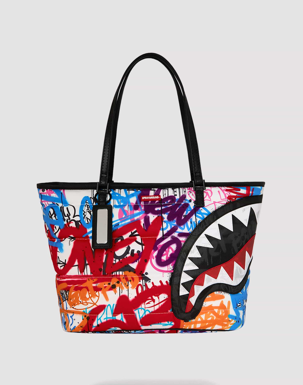 Sprayground Tagged Up Puffer Tote Bag