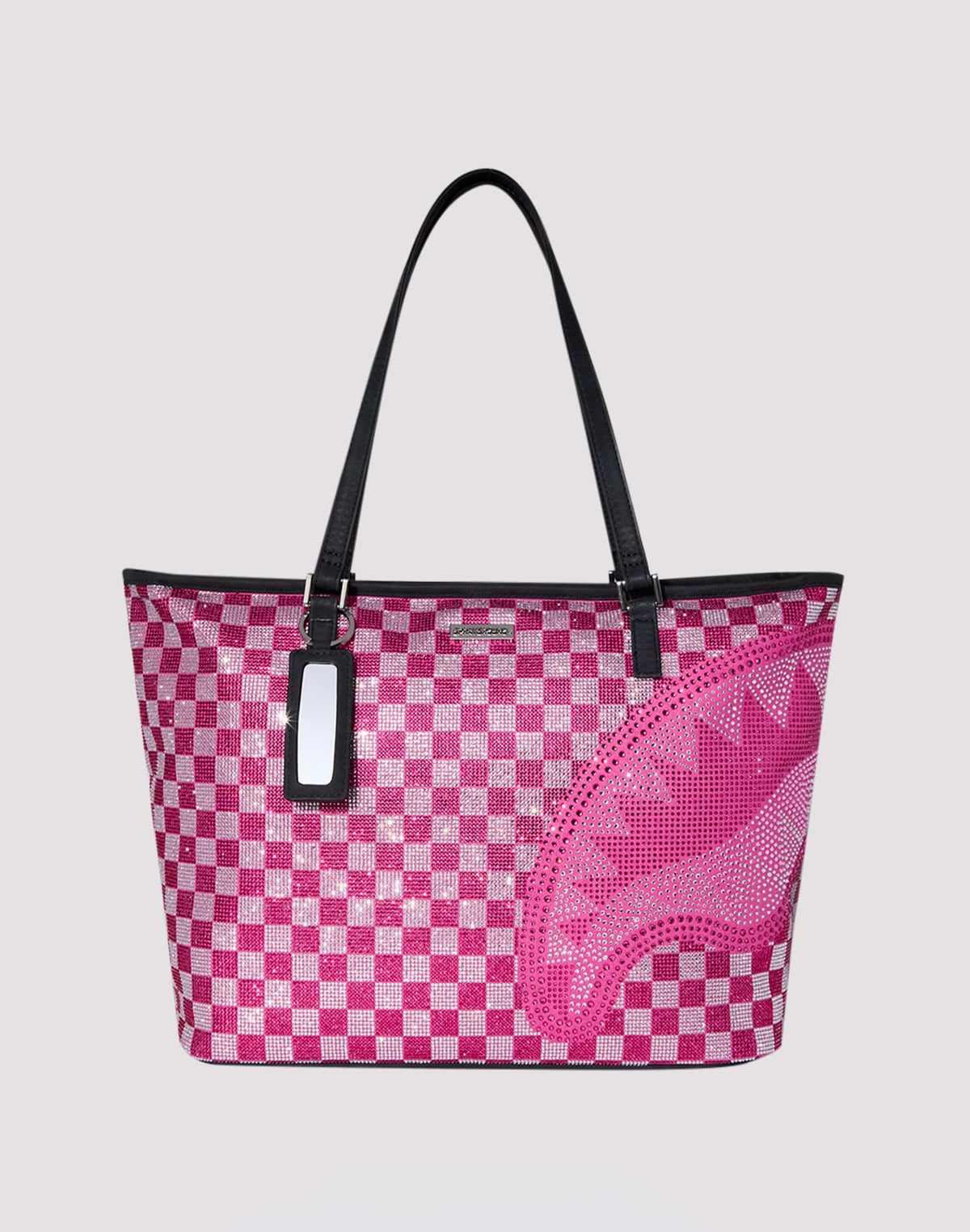 Sprayground Pink Sip Trinity Tote Bag