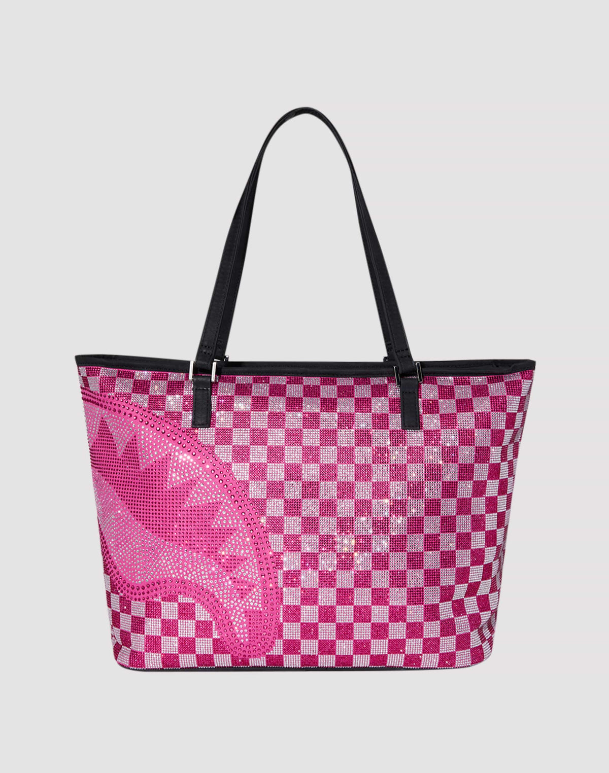 Sprayground Pink Sip Trinity Tote Bag
