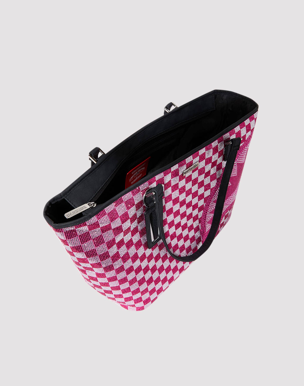 Sprayground Pink Sip Trinity Tote Bag